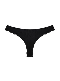 Fleur Du Mal Charlotte Lace Seamless Thong