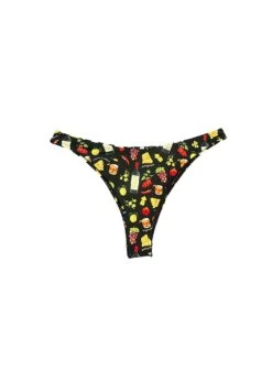 Fleur Du Mal High Leg Bikini Bottom -Fleur du Mal Shop ciao amore bikini bottom flat