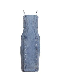 Fleur Du Mal Denim Undo Me Dress -Fleur du Mal Shop denim undo me flat
