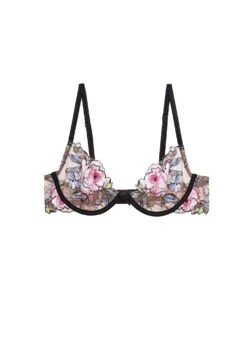 Fleur Du Mal Fidelia Embroidery Demi Bra -Fleur du Mal Shop fideliabra