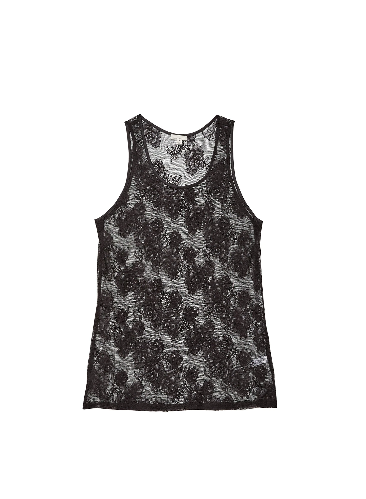 Fleur Du Mal Unisex Bouquet Lace Tank 5 Fleur Du Mal Unisex Bouquet Lace Tank - Image 3