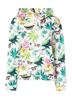 Fleur Du Mal Botanical Hoodie -Fleur du Mal Shop hoodie flat1