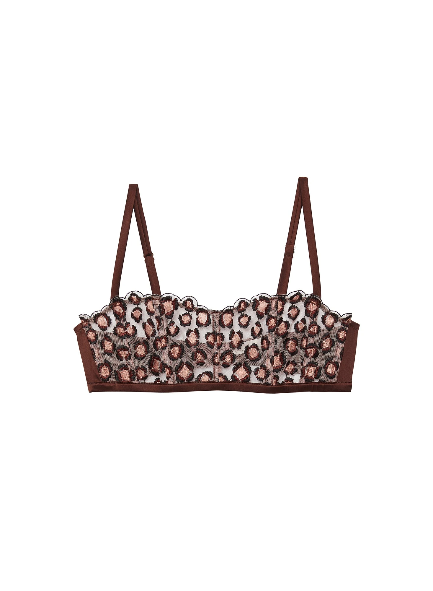 Fleur Du Mal Leopard Embroidery Boned Bralette 5 Fleur Du Mal Leopard Embroidery Boned Bralette - Image 3