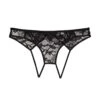 Fleur Du Mal Magnolia Lace Ouvert Panty 2 Fleur Du Mal Magnolia Lace Ouvert Panty -Fleur du Mal Shop magnolialaceouvertblackflat1