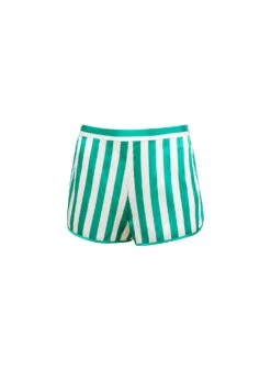 Fleur Du Mal Riviera Stripe PJ Short -Fleur du Mal Shop riviera strip short flat