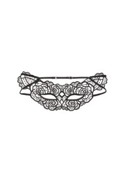 Fleur Du Mal Rose Guipure Eye Mask