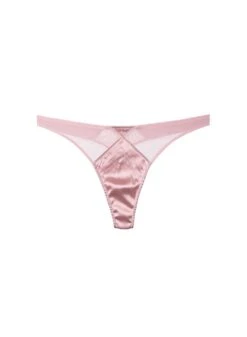 Fleur Du Mal Top Stitch Thong